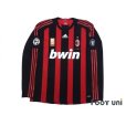 Photo1: AC Milan 2008-2009 Home Match Issue Long Sleeve Shirt #22 Kaka (1)