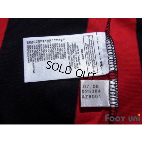 Photo8: AC Milan 2008-2009 Home Match Issue Long Sleeve Shirt #22 Kaka