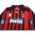 Photo3: AC Milan 2007-2008 Home Match Issue Long Sleeve Shirt #3 Maldini