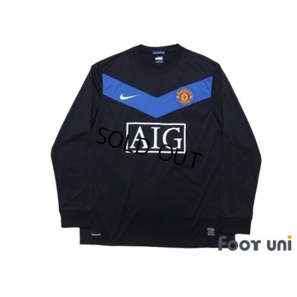 Photo1: Manchester United 2009-2010 Away Long Sleeve Shirt #18 Scholes