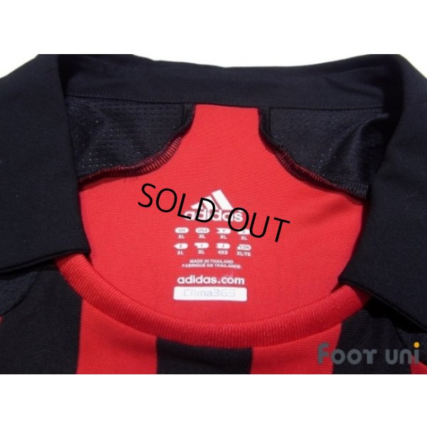 Photo5: AC Milan 2007-2008 Home Match Issue Long Sleeve Shirt #3 Maldini