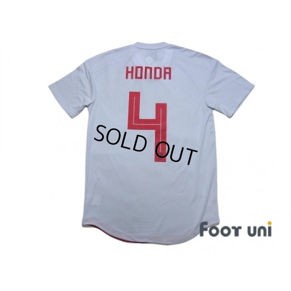 Photo2: Japan 2018 Away Authentic Shirt #4 Honda w/tags