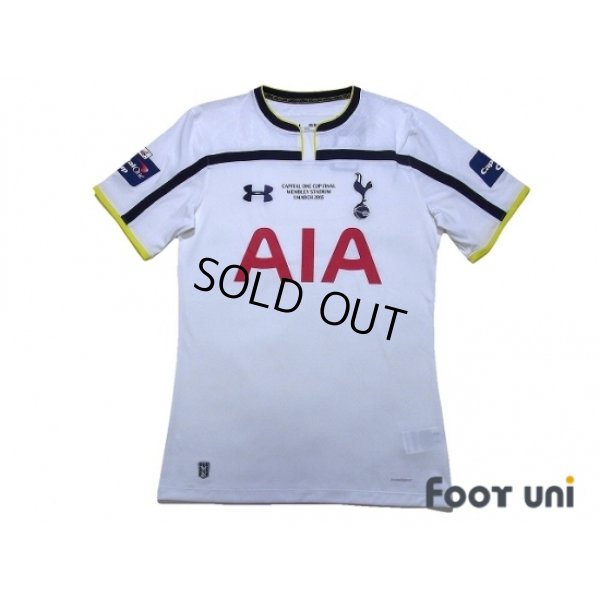 Photo1: Tottenham Hotspur 2014-2015 Home Shirt Capital One Cup Patch/Badge w/tags