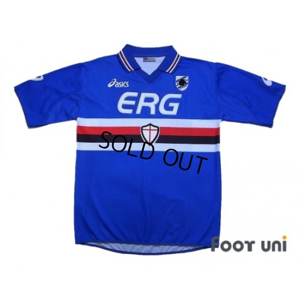 Photo1: Sampdoria 2003-2004 Home Shirt #13 Yanagisawa