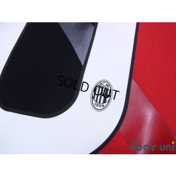 Photo8: AC Milan 2010-2011 Home Match Issue Long Sleeve Shirt #70 Robinho