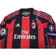 Photo3: AC Milan 2010-2011 Home Match Issue Long Sleeve Shirt #70 Robinho