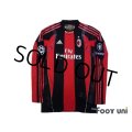 AC Milan 2010-2011 Home Match Issue Long Sleeve Shirt #70 Robinho