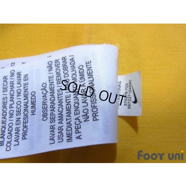 Photo6: Brazil 2015 Home Authentic Shirt #10 Neymar Jr Copa America Chile 2015 Patch/Badge