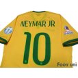 Photo4: Brazil 2015 Home Authentic Shirt #10 Neymar Jr Copa America Chile 2015 Patch/Badge