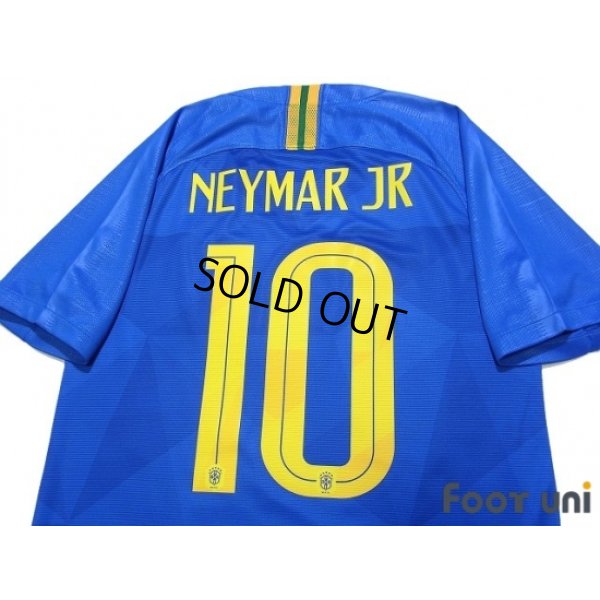 Photo4: Brazil 2018 Away Shirt #10 Neymar Jr w/tags