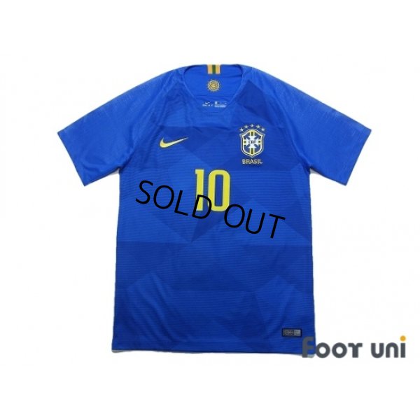 Photo1: Brazil 2018 Away Shirt #10 Neymar Jr w/tags