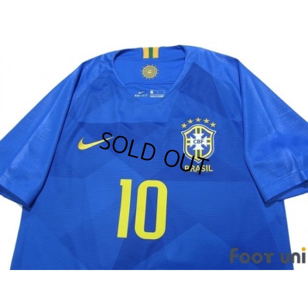 Photo3: Brazil 2018 Away Shirt #10 Neymar Jr w/tags