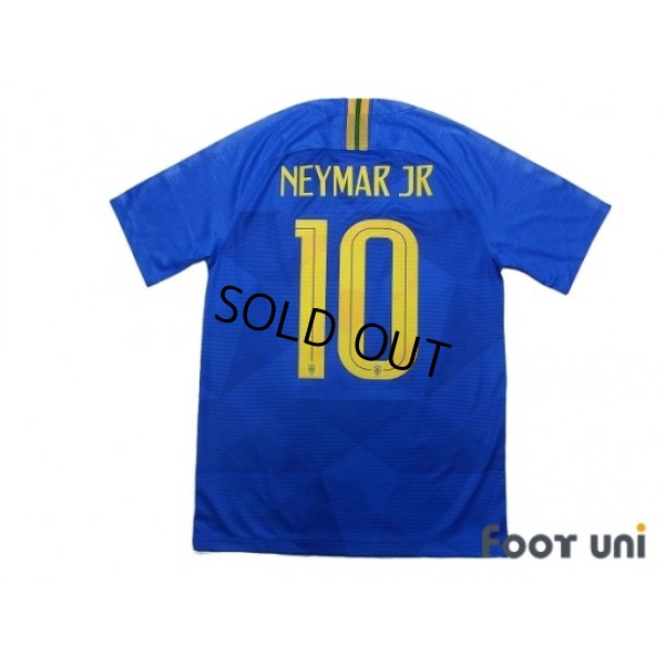 Photo2: Brazil 2018 Away Shirt #10 Neymar Jr w/tags