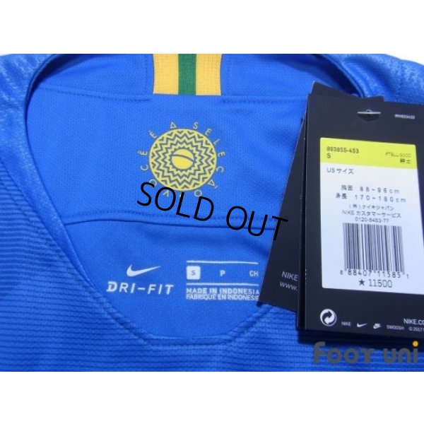 Photo5: Brazil 2018 Away Shirt #10 Neymar Jr w/tags