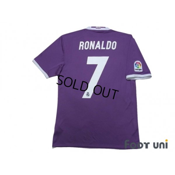 Photo2: Real Madrid 2016-2017 Away Shirt #7 Ronaldo w/tags