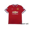 Photo1: Manchester United 2014-2015 Home Shirt #5 Marcos Rojo BARCLAYS PREMIER LEAGUE Patch/Badge (1)