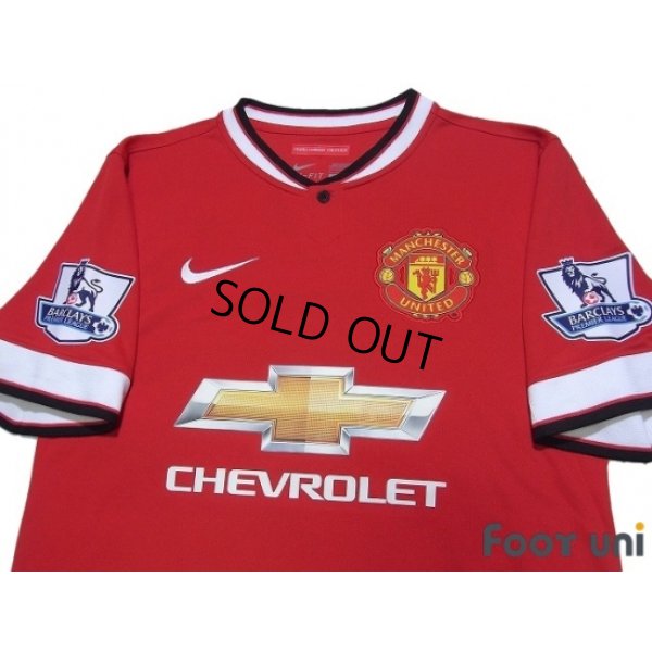 Photo3: Manchester United 2014-2015 Home Shirt #5 Marcos Rojo BARCLAYS PREMIER LEAGUE Patch/Badge