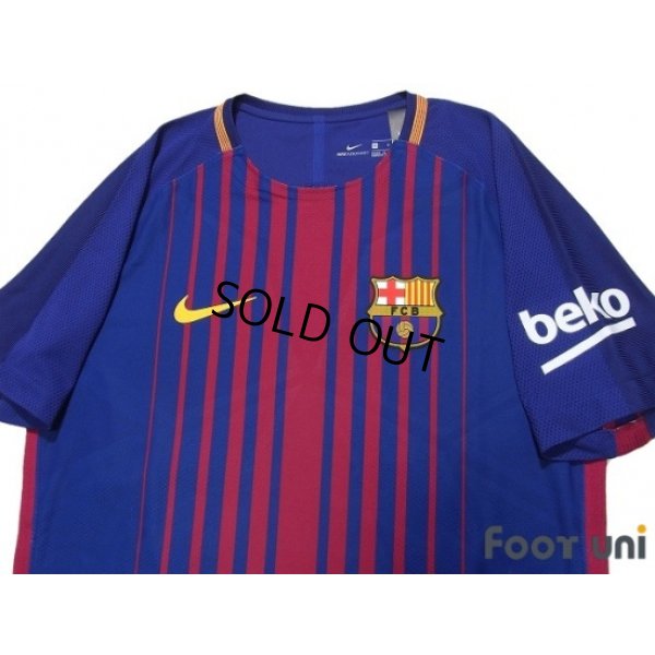 Photo3: FC Barcelona 2017-2018 Home Authentic Shirt and Shorts Set w/tags
