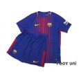 Photo1: FC Barcelona 2017-2018 Home Authentic Shirt and Shorts Set w/tags (1)