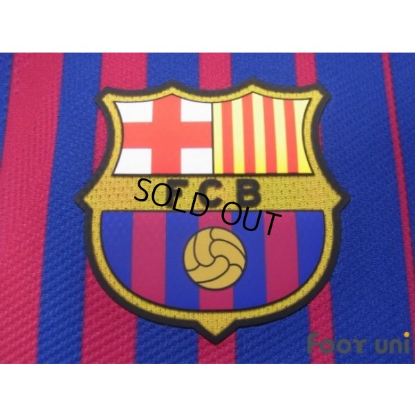 Photo5: FC Barcelona 2017-2018 Home Authentic Shirt and Shorts Set w/tags