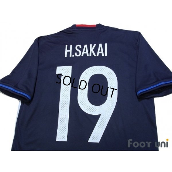 Photo4: Japan 2016-2017 Home Shirt #19 H.Sakai w/tags
