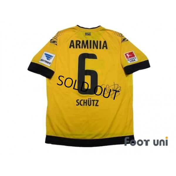 Photo2: Arminia Bielefeld 2013-2014 Away Shirt #6 Schutz Bundesliga Patch/Badge