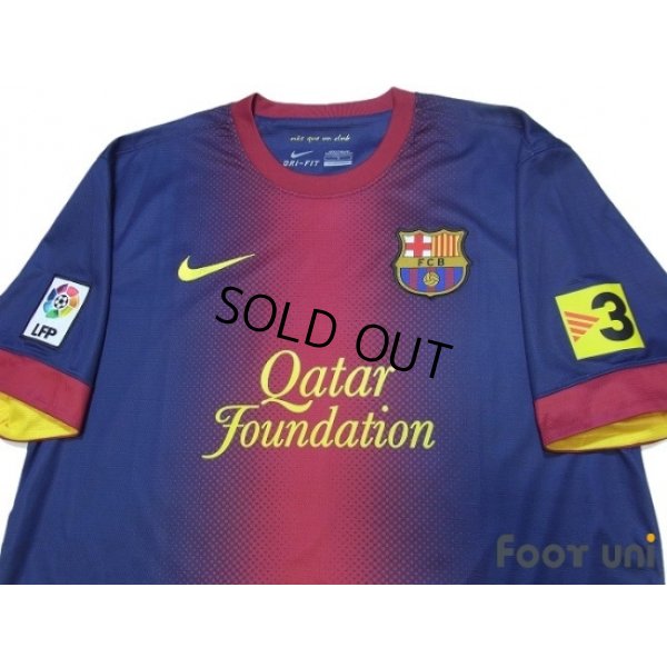 Photo3: FC Barcelona 2012-2013 Home Shirt and Shorts Set #10 Messi LFP Patch/Badge TV3 Patch/Badge