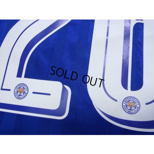 Photo8: Leicester City 2016-2017 Home Shirt #26 Mahrez Champions League Patch/Badge Respect Patch/Badge