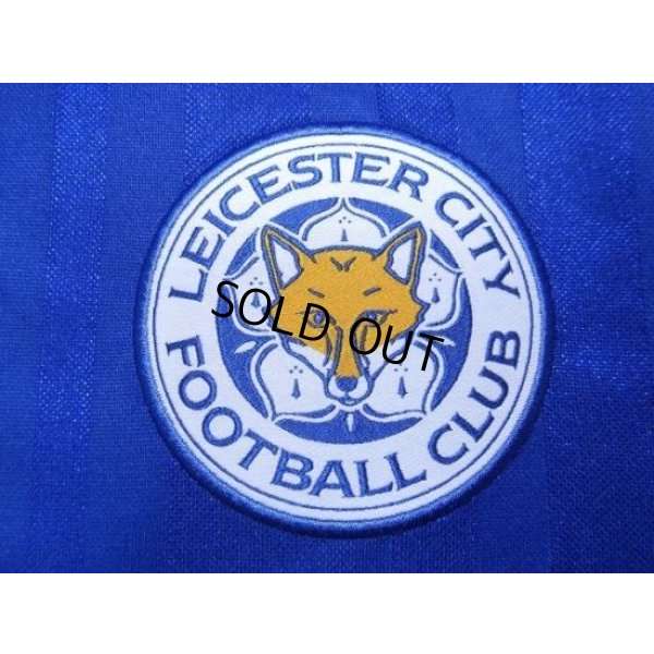 Photo6: Leicester City 2016-2017 Home Shirt #26 Mahrez Champions League Patch/Badge Respect Patch/Badge