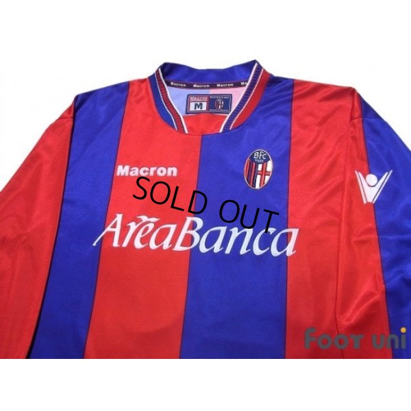 Photo3: Bologna 2002-2003 Home Long Sleeve Shirt #10 Signori