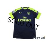 Arsenal 2016-2017 3rd Shirt #7 Alexis Sanchez Champions League Patch/Badge w/tags