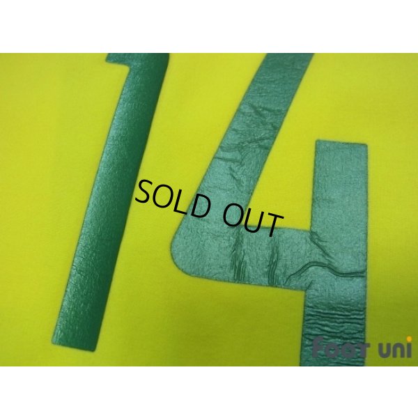 Photo7: Brazil 2003 Home Match Issue Shirt #14 FIFA World Cup Germany 2003 Qualifying Patch/Badge