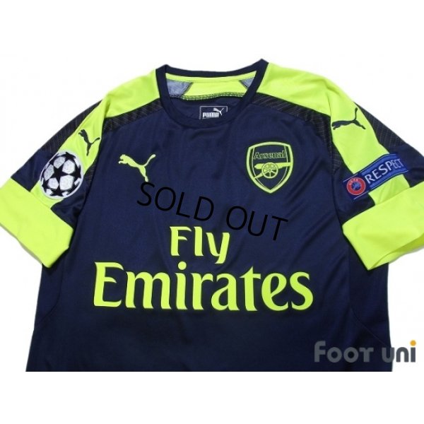 Photo3: Arsenal 2016-2017 3rd Shirt #7 Alexis Sanchez Champions League Patch/Badge w/tags