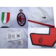 Photo8: AC Milan 2004-2005 Away Match Issue Long Sleeve Shirt #9 Inzaghi Champions League Patch/Badge