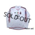 AC Milan 2004-2005 Away Match Issue Long Sleeve Shirt #9 Inzaghi Champions League Patch/Badge