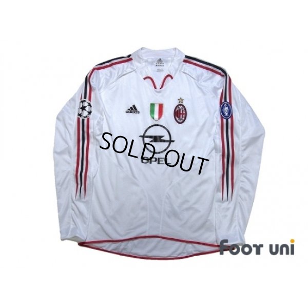 Photo1: AC Milan 2004-2005 Away Match Issue Long Sleeve Shirt #9 Inzaghi Champions League Patch/Badge