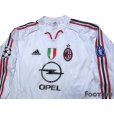 Photo3: AC Milan 2004-2005 Away Match Issue Long Sleeve Shirt #9 Inzaghi Champions League Patch/Badge