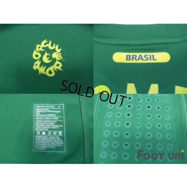 Photo8: Brazil 2010 GK Player Shirt #12 Gomes