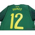 Photo4: Brazil 2010 GK Player Shirt #12 Gomes