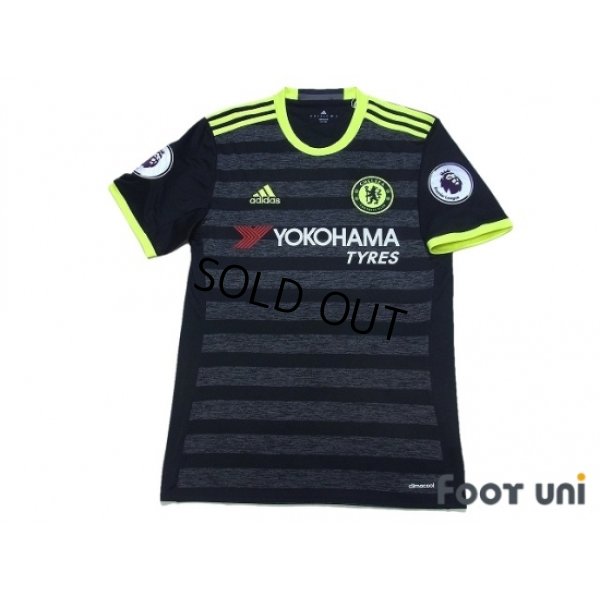 Photo1: Chelsea 2016-2017 Away Shirt #7 Kante Premier League Patch/Badge w/tags