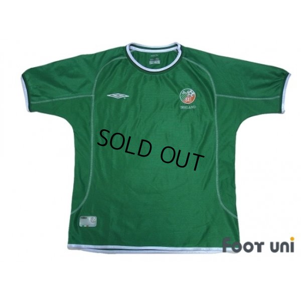 Photo1: Ireland 2002 Home Shirt