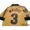 Photo4: AC Milan 1999-2000 4th Shirt #3 Maldini Lega Calcio Patch/Badge