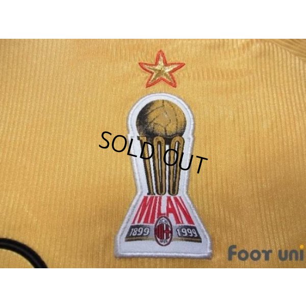 Photo6: AC Milan 1999-2000 4th Shirt #3 Maldini Lega Calcio Patch/Badge