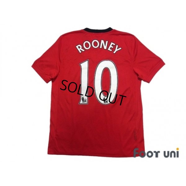 Photo2: Manchester United 2009-2010 Home Shirt #10 Rooney