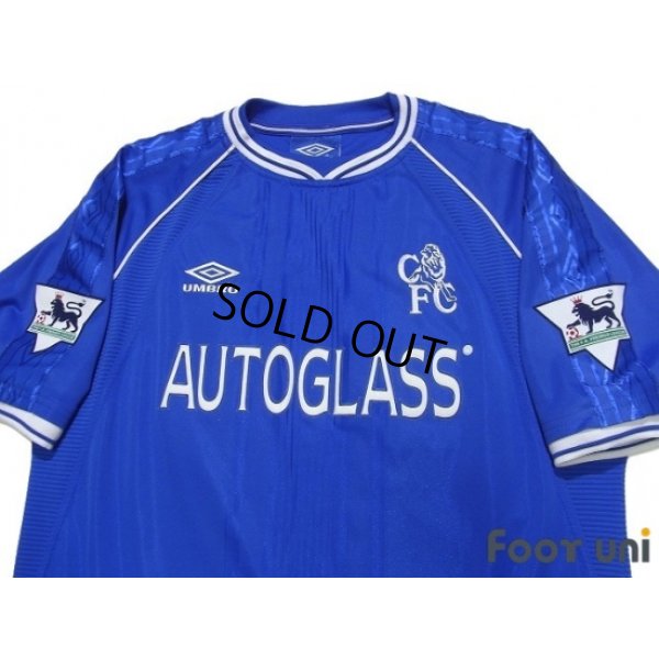 Photo3: Chelsea 1999-2001 Home Shirt #25 Zola The F.A. Premier League Patch/Badge