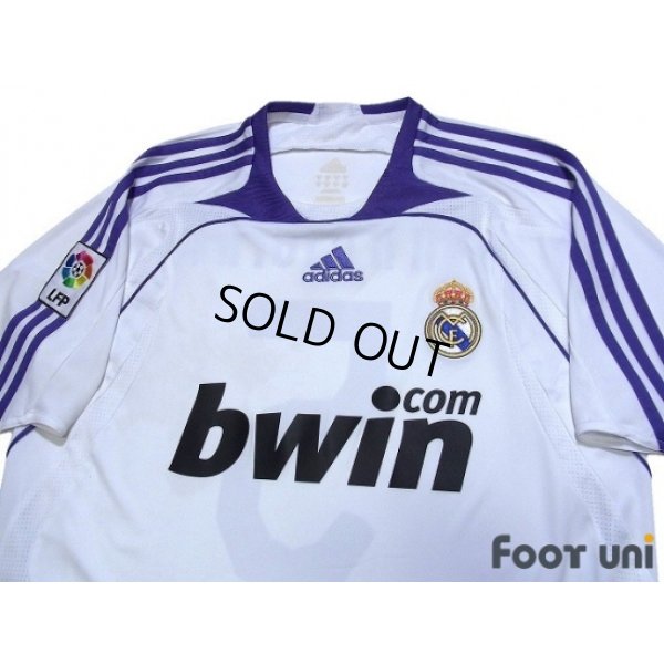 Photo3: Real Madrid 2007-2008 Home Shirt #5 Cannavaro LFP Patch/Badg