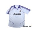 Photo1: Real Madrid 2007-2008 Home Shirt #5 Cannavaro LFP Patch/Badg (1)
