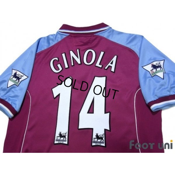 Photo4: Aston Villa 2000-2001 Home Shirt #14 Ginola