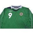 Photo3: Northern Ireland 2006 Home Long Sleeve Shirt #9