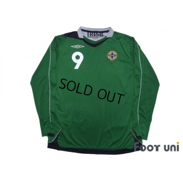 Photo1: Northern Ireland 2006 Home Long Sleeve Shirt #9